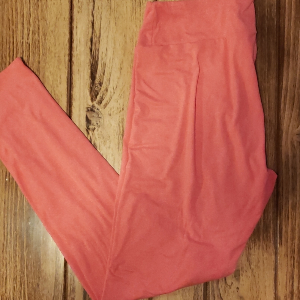 Lularoe tangerine leggings tall and curvy